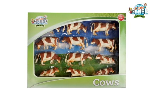 Kids Globe Cows Rotes Fell 1:32